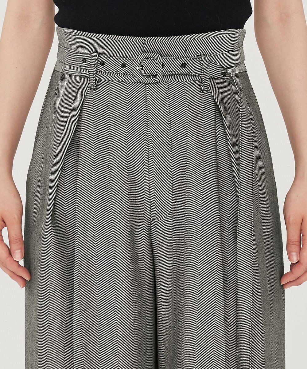 uncrave ヘリンボーンスーツ ワイドパンツ（uncrave WHITE） 