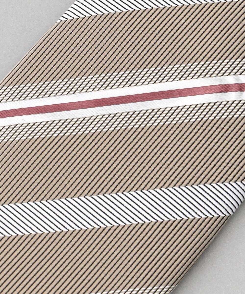 GOTAIRIKU  GOTAIRIKU別注【日本製】シルク ネクタイ_レジメンタル柄 