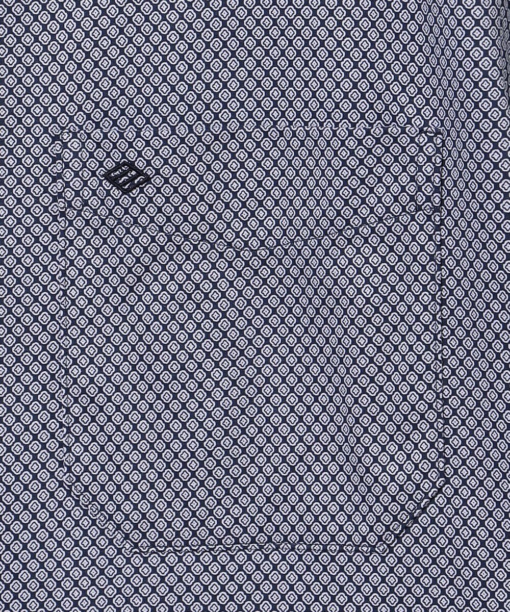 JOSEPH ABBOUD 【ストレッチ・イージーケア】コンパクトジャージープリントシャツ 