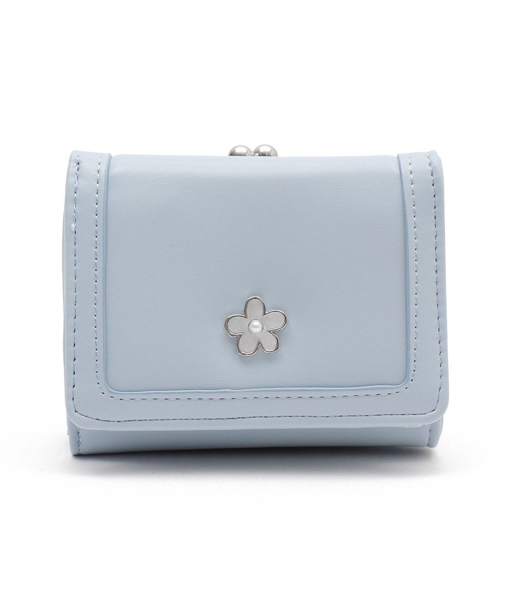 WEGO フラワーガマ口ウォレット 