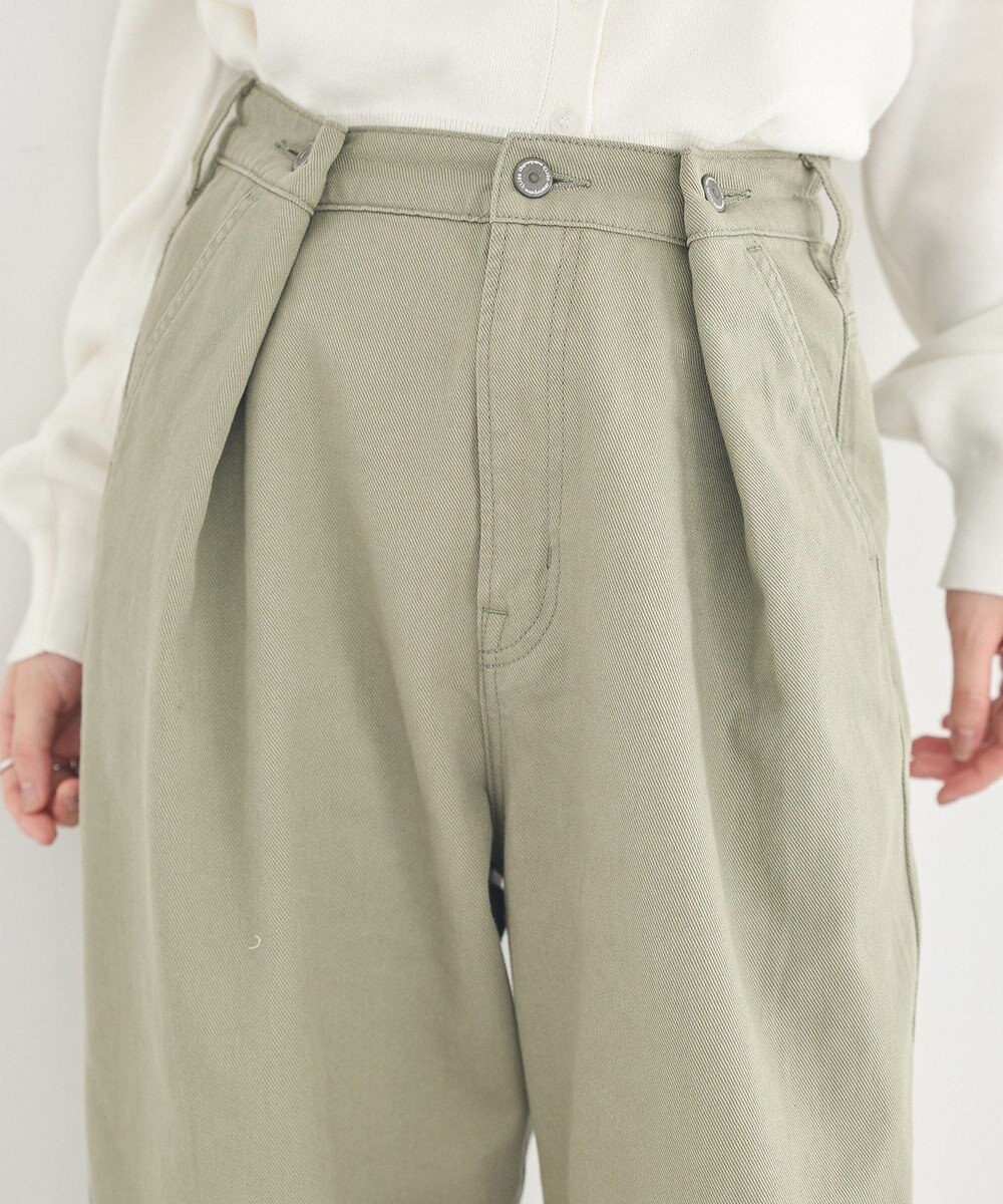 earth music&ecology 【綿100％】ポケットレースカラーパンツ 