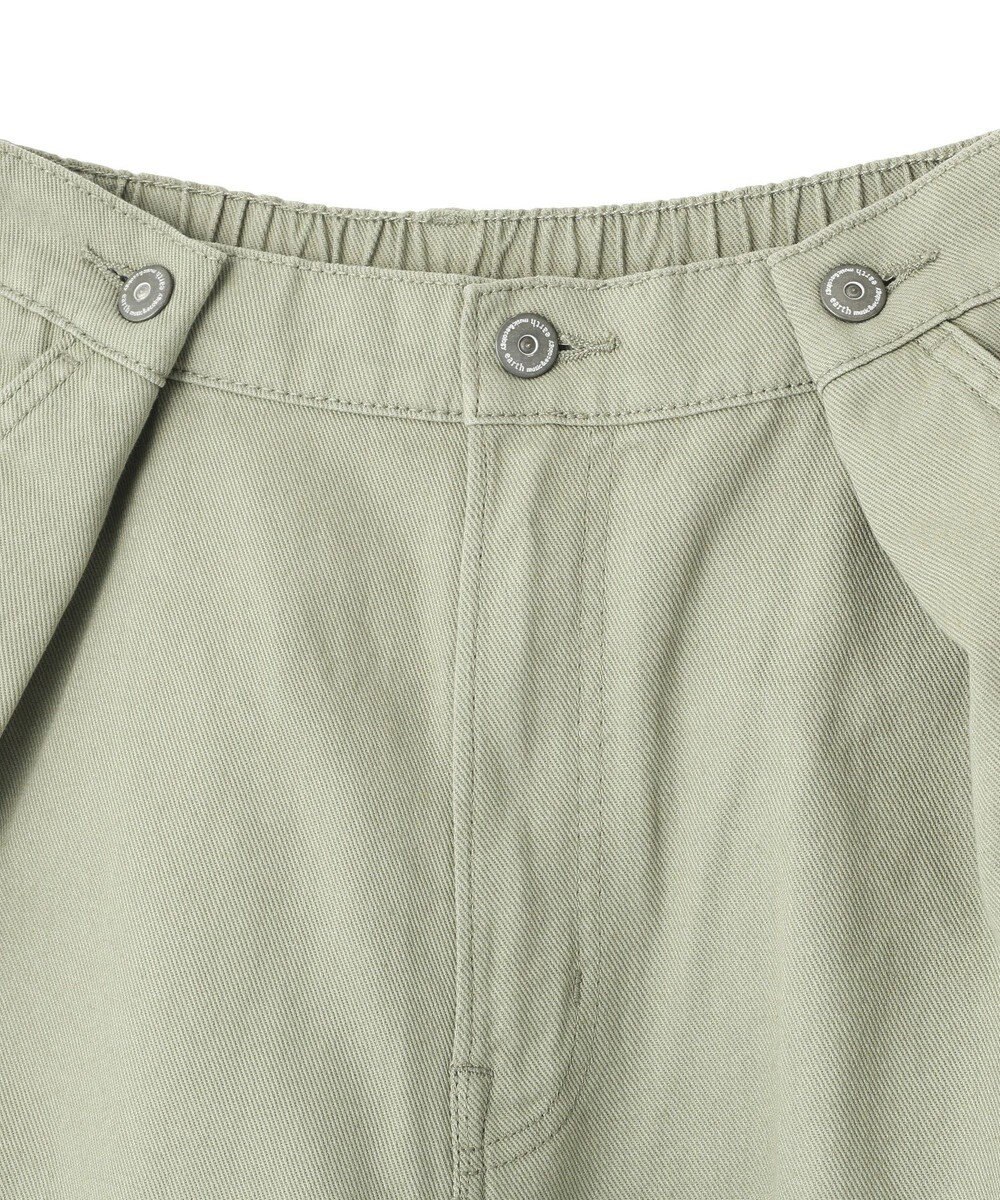 earth music&ecology 【綿100％】ポケットレースカラーパンツ 