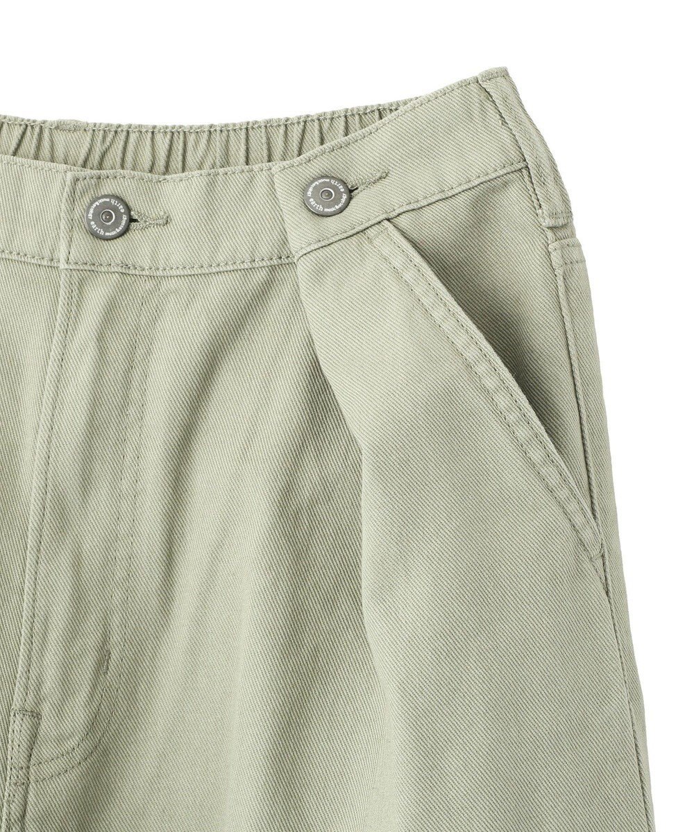 earth music&ecology 【綿100％】ポケットレースカラーパンツ 