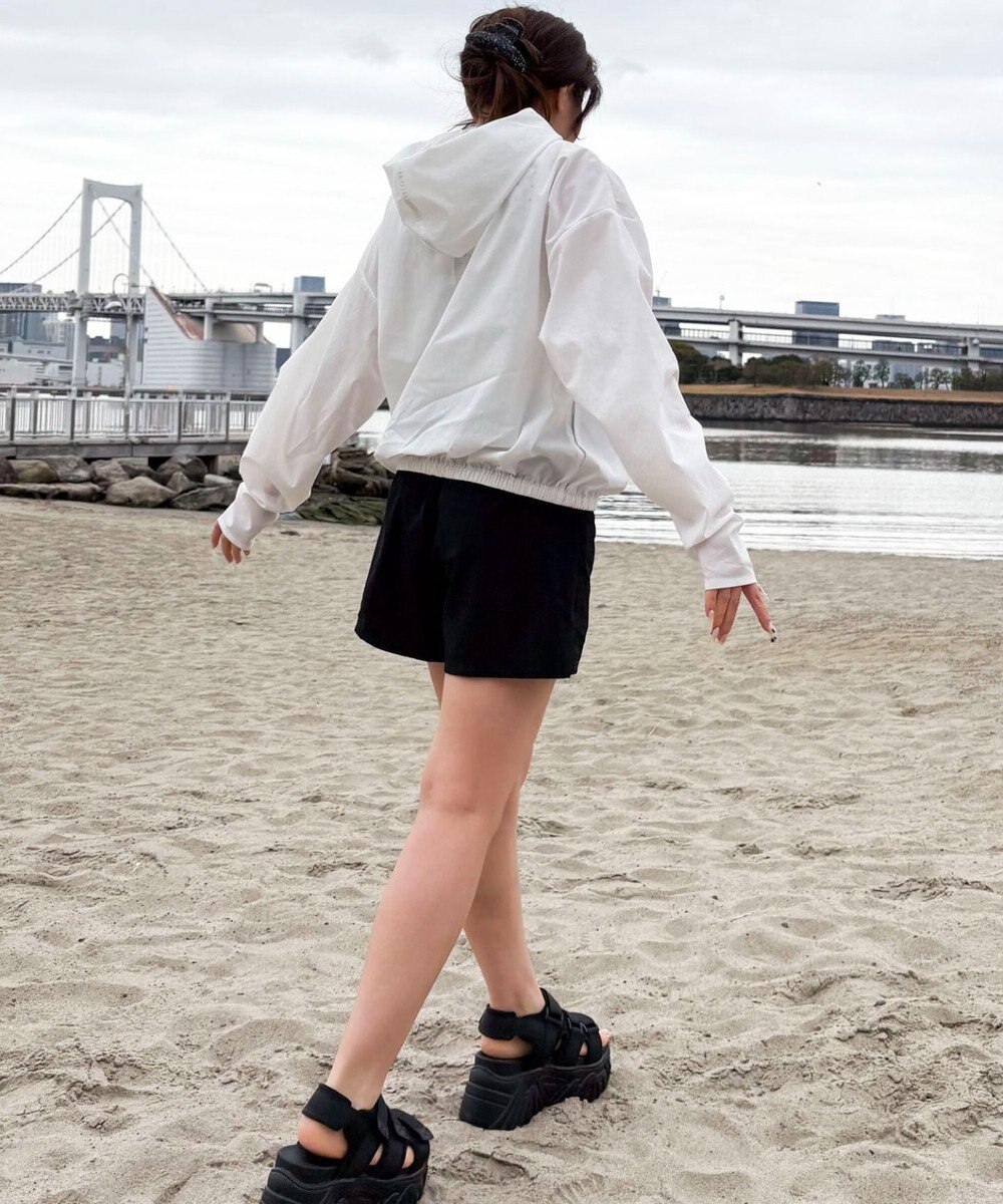 WEGO 【日焼け対策/セットアップ対応】ラッシュガードZIPパーカー 