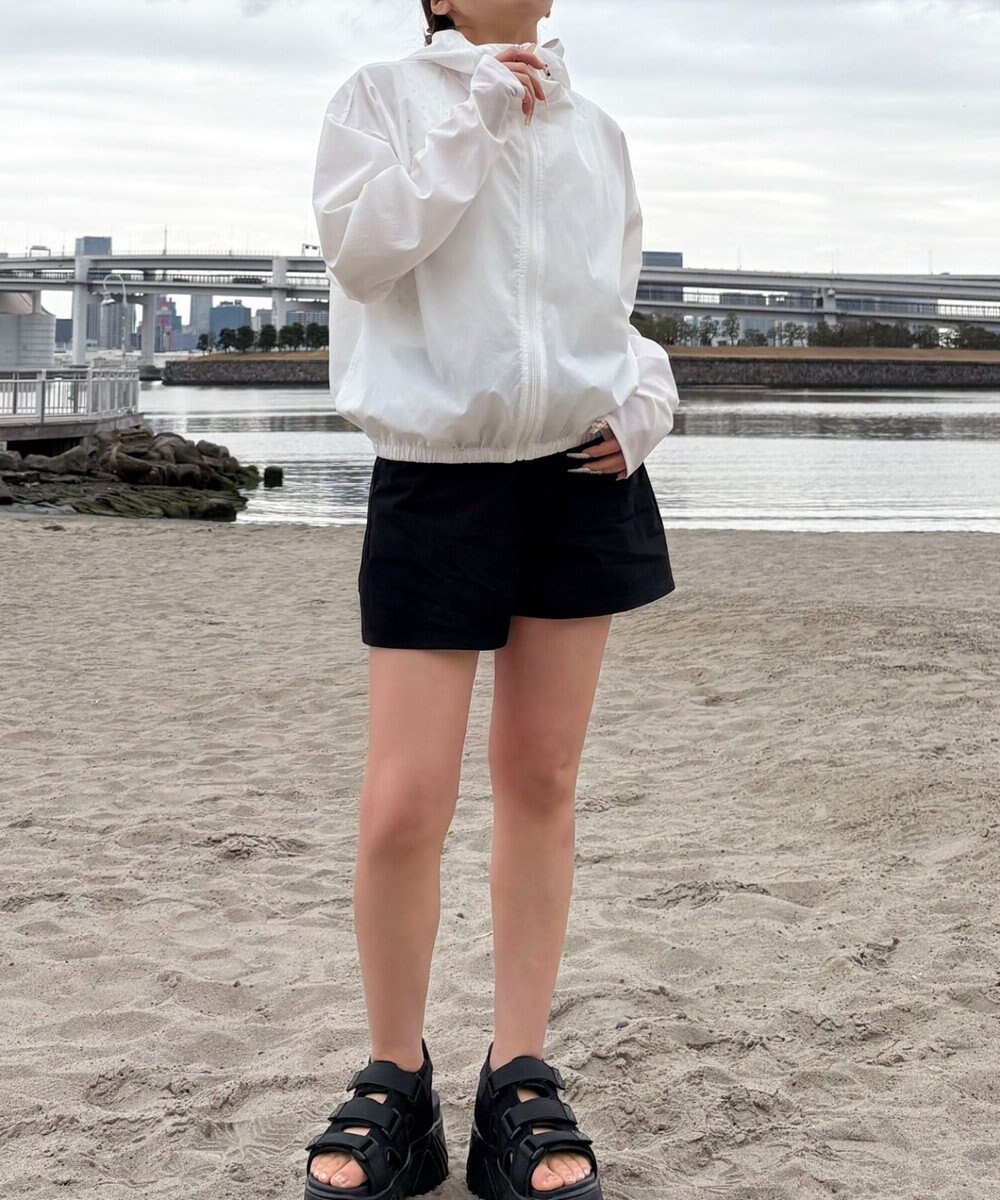 WEGO 【日焼け対策/セットアップ対応】ラッシュガードZIPパーカー 