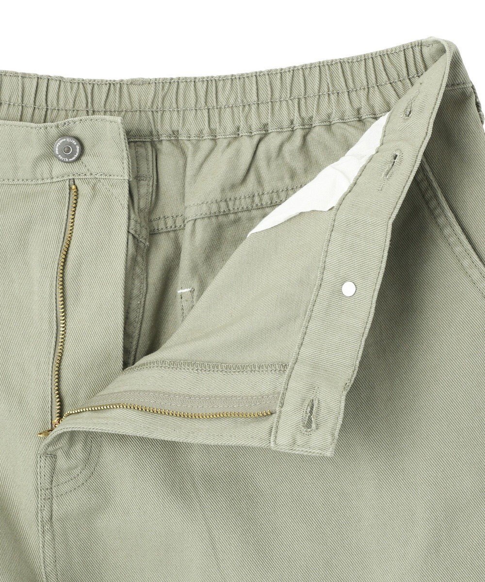 earth music&ecology 【綿100％】ポケットレースカラーパンツ 