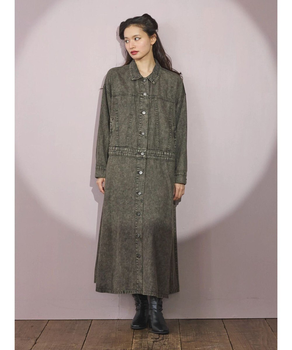 Green Parks ■ＥＳＣＡＲ　デニムジャケットワンピース 
