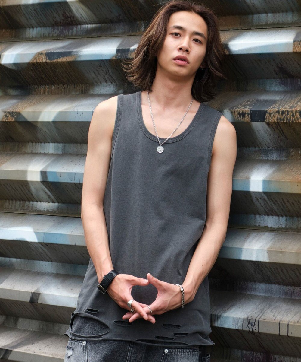 WEGO ダメージタンクトップ 