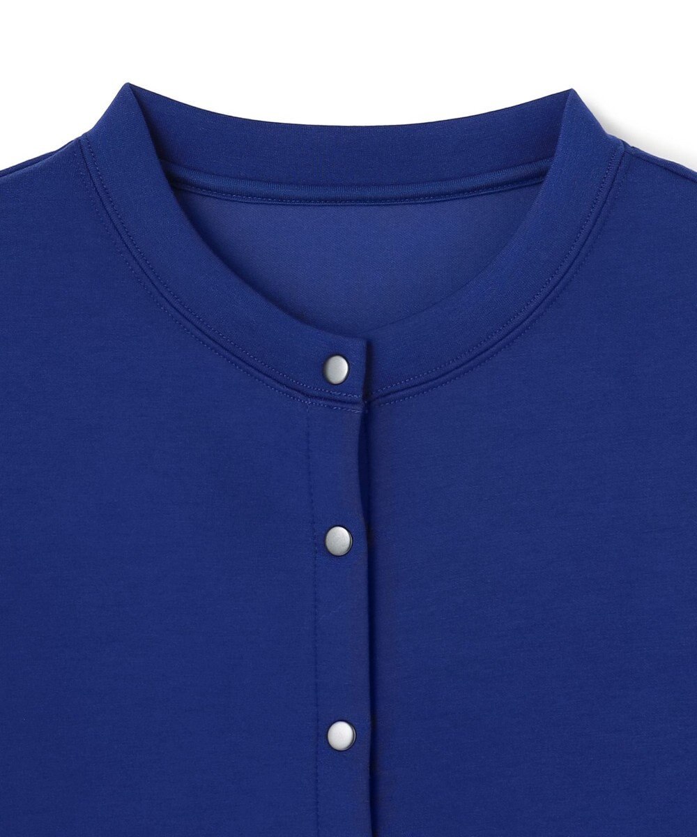 UNFILO L 【野呂佳代さん着用】BEAUTY FORM JERSEY スナップカーディガン 