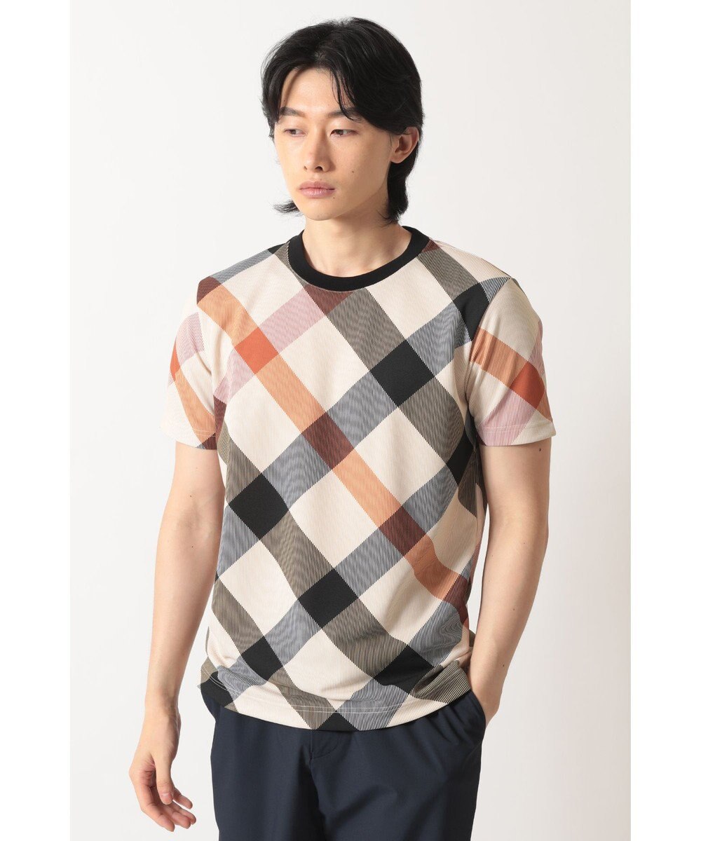 DAKS メガチェック カノコTシャツ 