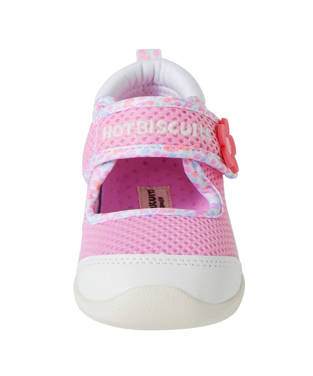 MIKI HOUSE HOT BISCUITS 【14-15.5cm】ワンストラップ風 ダブルラッセル セカンドベビーシューズ 