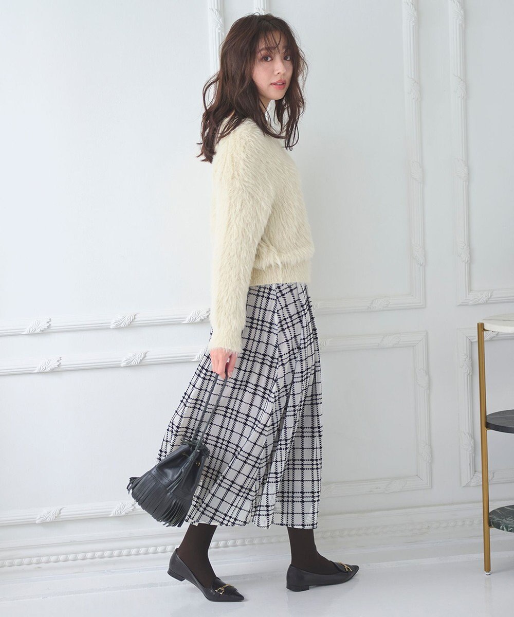 Feroux 【選べる4カラー】ゆるふわシャギー ニット 