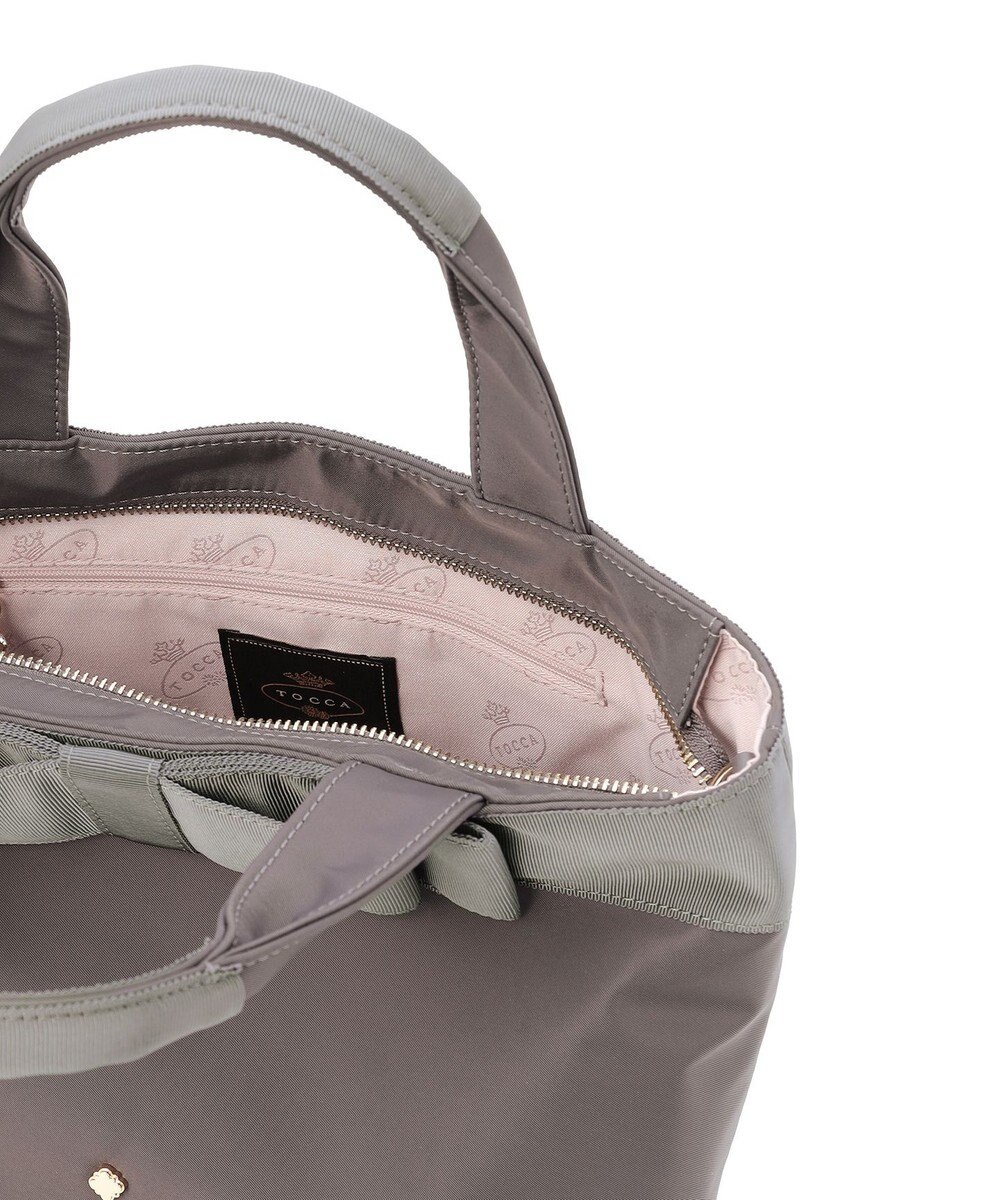 TOCCA 【新色登場・大人百花掲載】RIBBON BRICK TOTE M トートバッグ M 