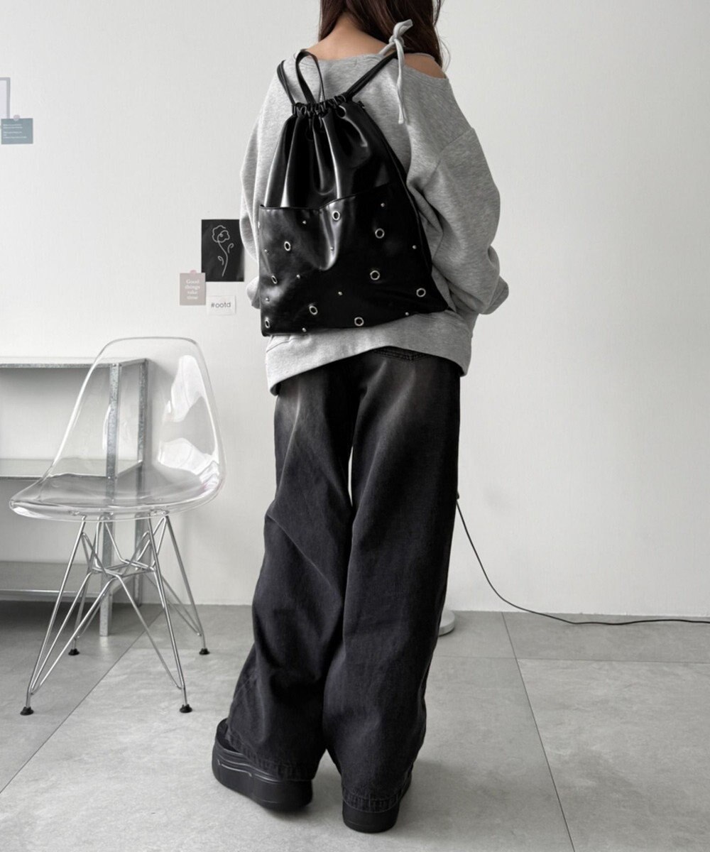 WEGO ハトメデザインナップサック 