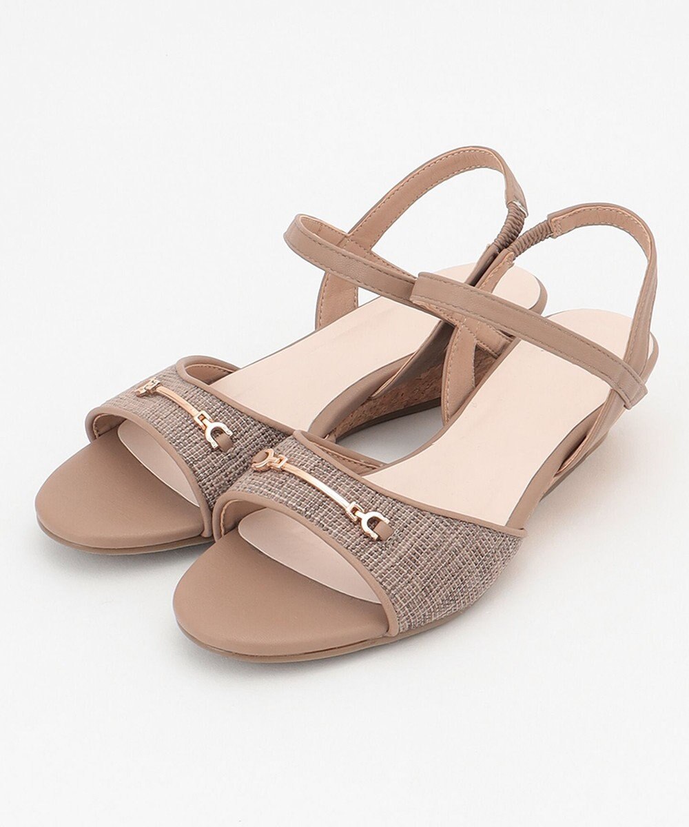 ANY SIS 【美人百花7月号掲載】クラシカルレディプチウエッジ サンダル 