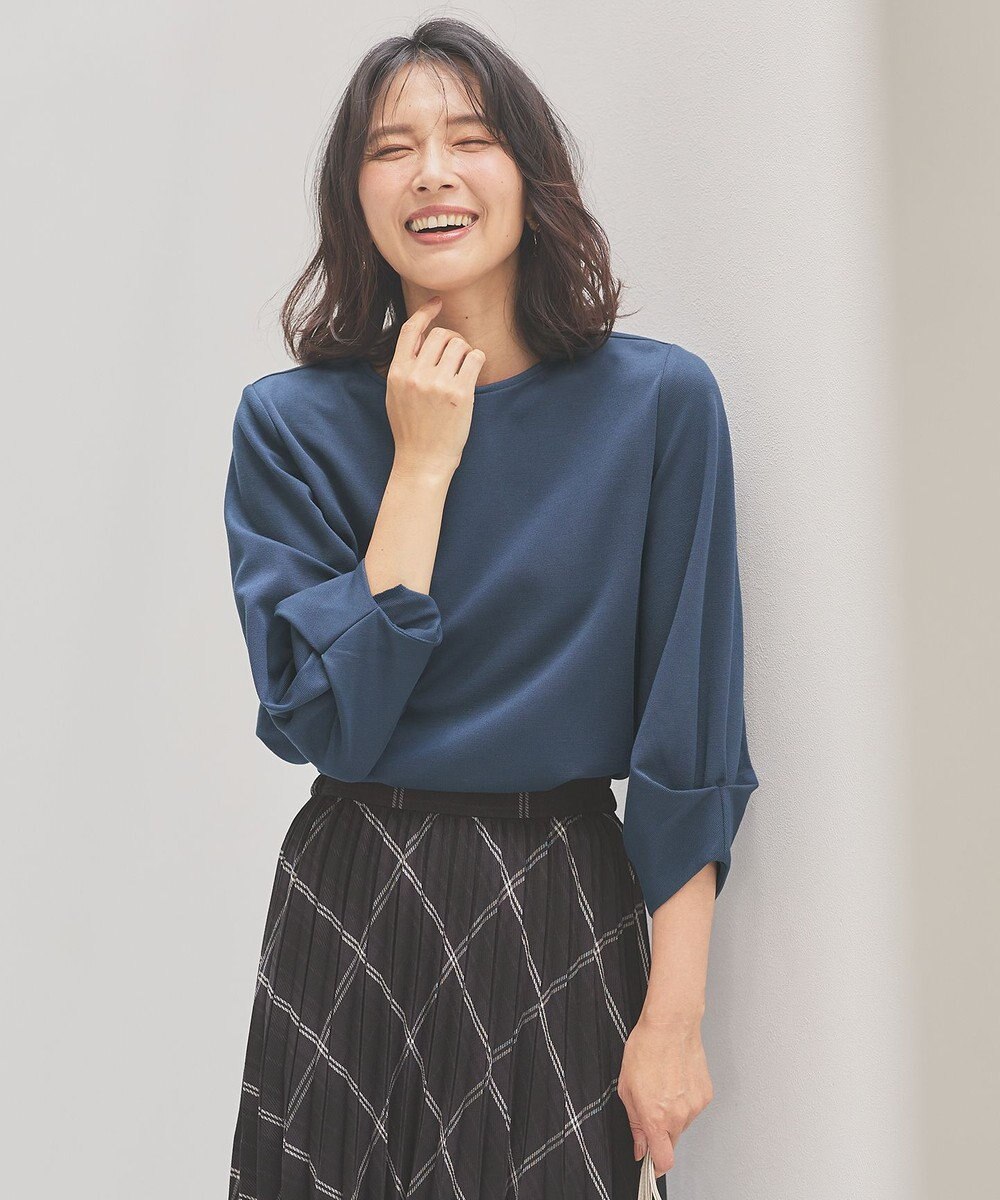 ANY L 【洗濯機可】タックスリーブ プルオーバー 