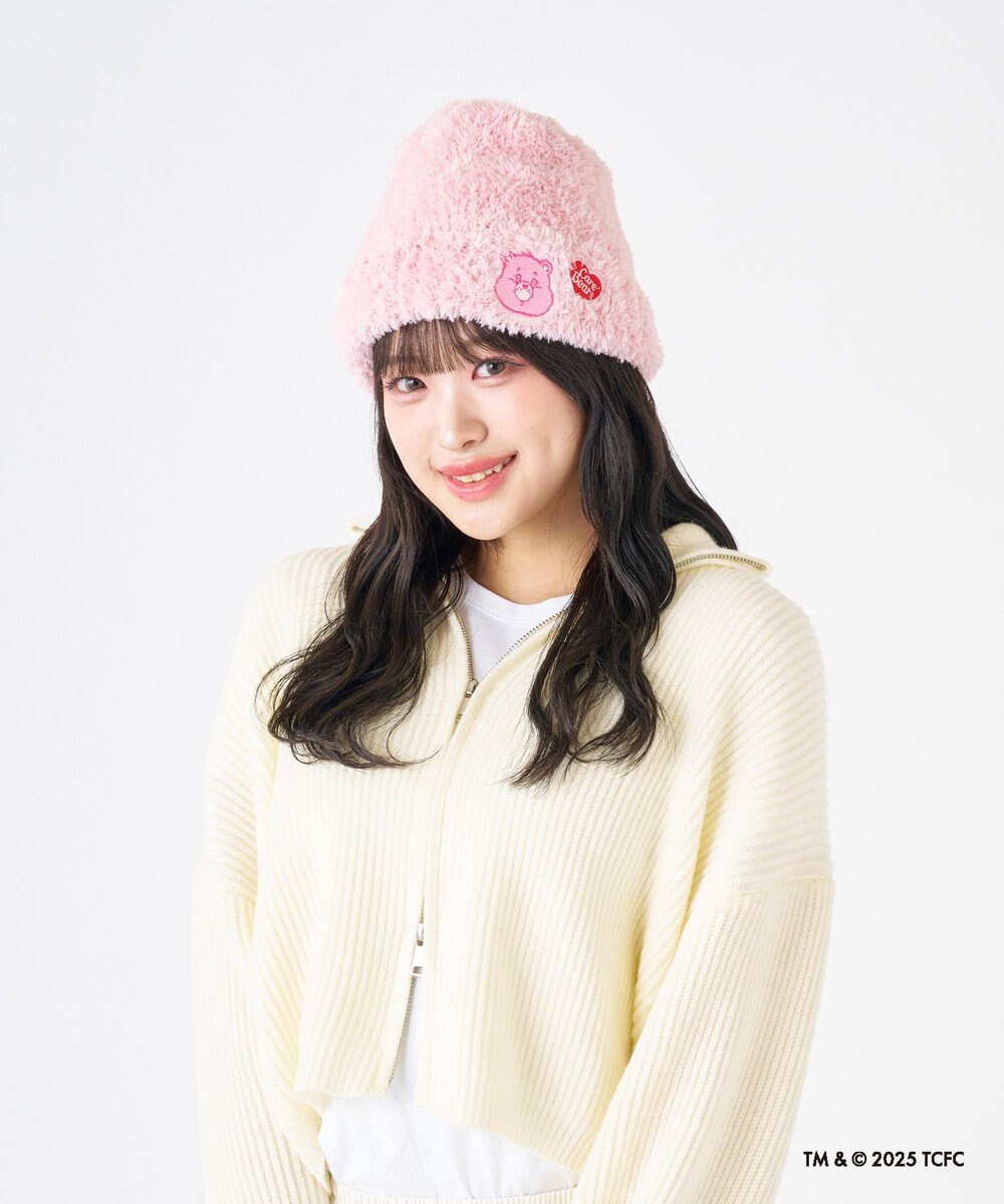 MOONBAT Care Bears(ケアベア) ボリュームへアリービーニー ニット帽 帽子 手洗い可能 