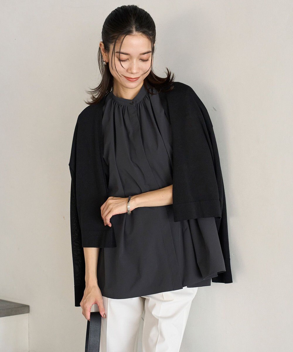 UNFILO イージー ショート カーディガン 