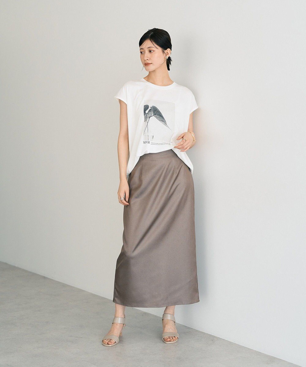 YECCA VECCA フォトプリントノースリーブTee 