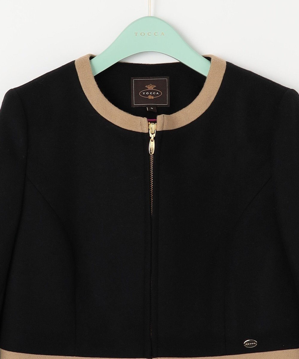 TOCCA MUSE ウールメルトンコート 