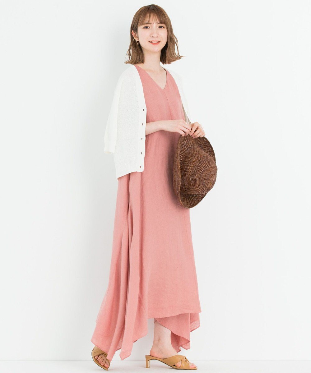 洗える】リネンコットンリリヤーン ニット カーディガン / 23区 S  