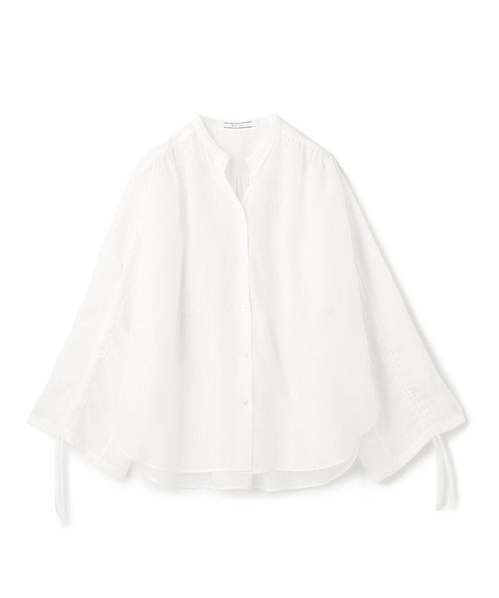 BEIGE， LILAC / シアーブラウス 