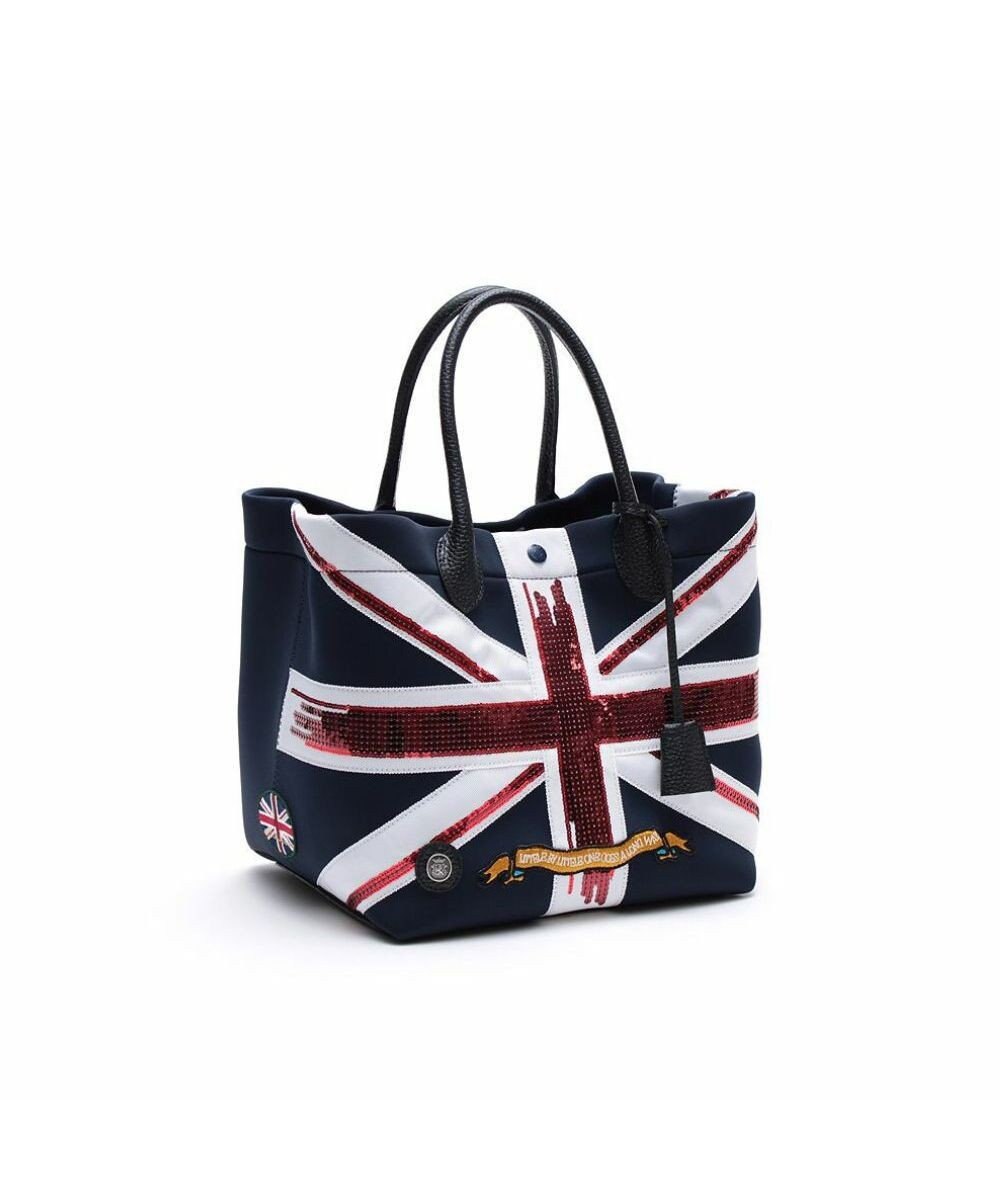 A.D.M.J. 【魔法の様に軽い】マジックライト/ユニオンジャックキューブトート34cm 