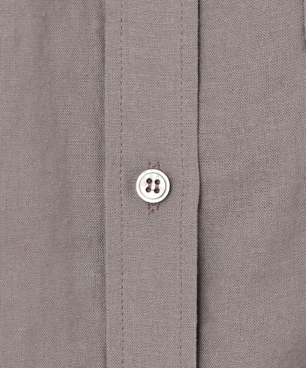 23区 S 【SLOW/一部店舗限定】ブライトリネン クロップド シャツ 