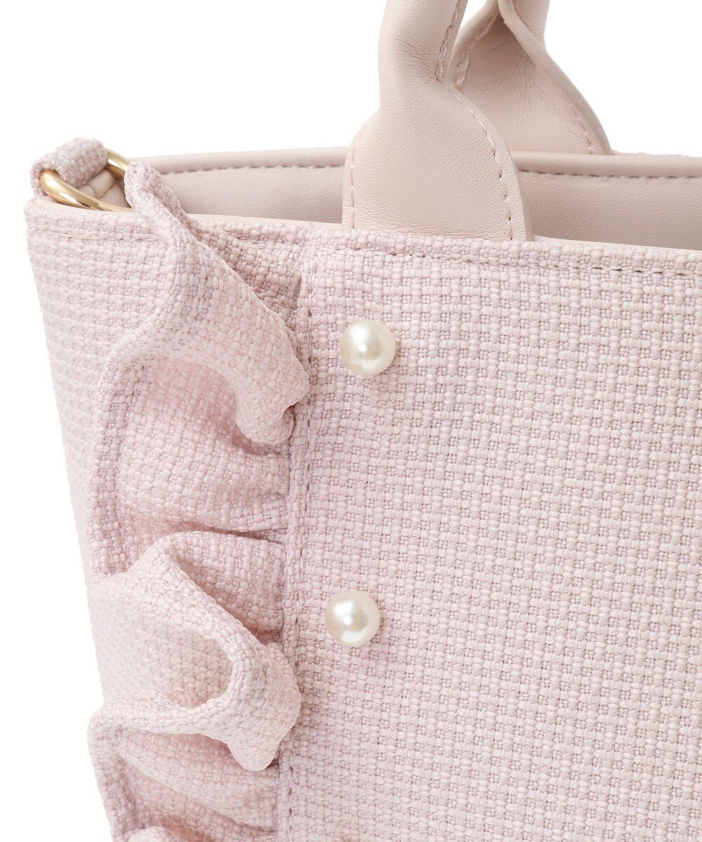 Maison de FLEUR 2WayフリルトートMバッグ 