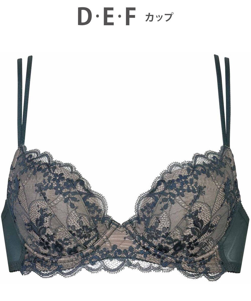 WACOAL ブラジャー ふっくらとした谷間をメイク 軽やかなつけごこち Gカップまで対応 大きいサイズ レディース BXC408 /ワコール 