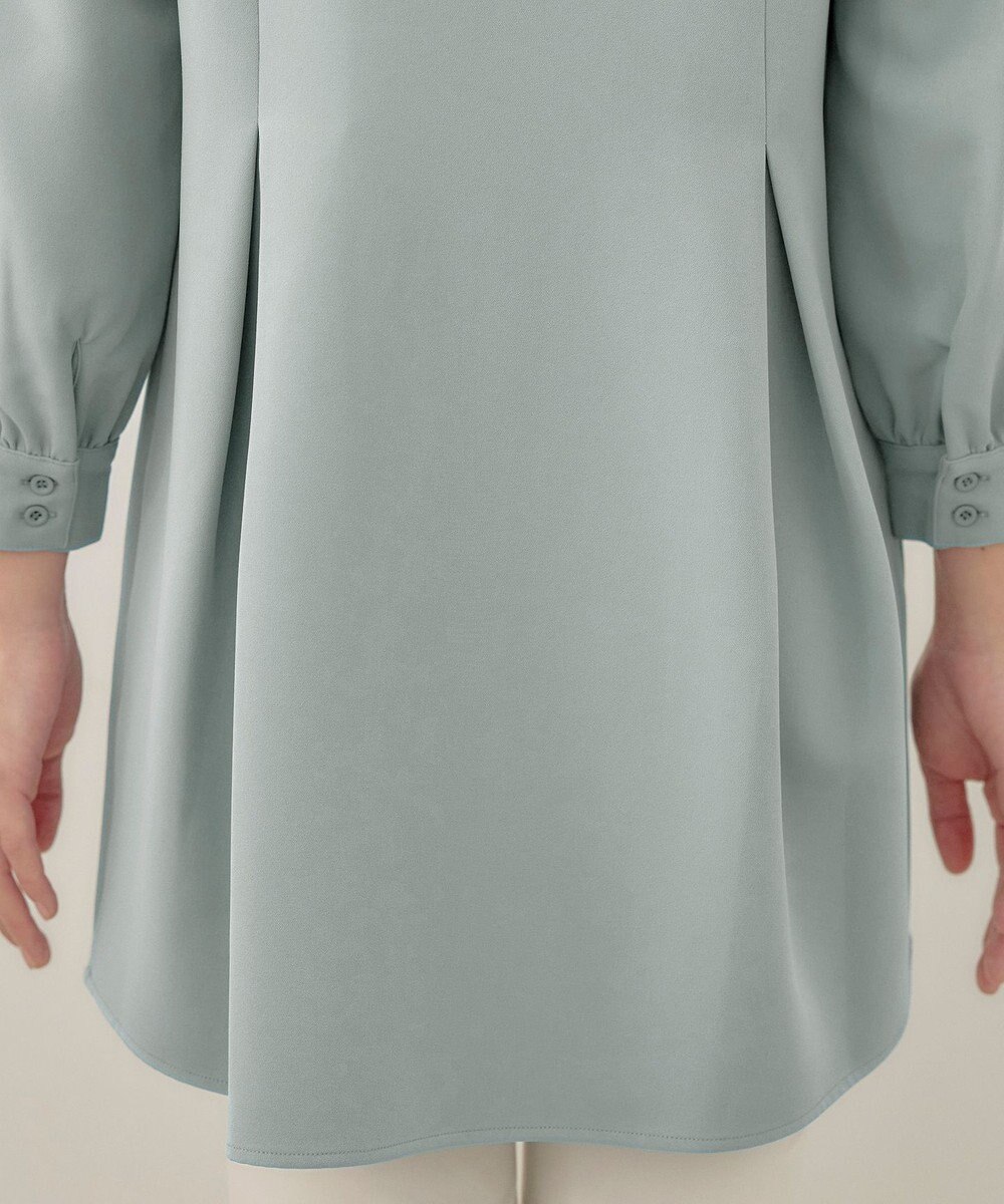 Tiaclasse L 【洗える】アシンメトリ―タックチュニック 