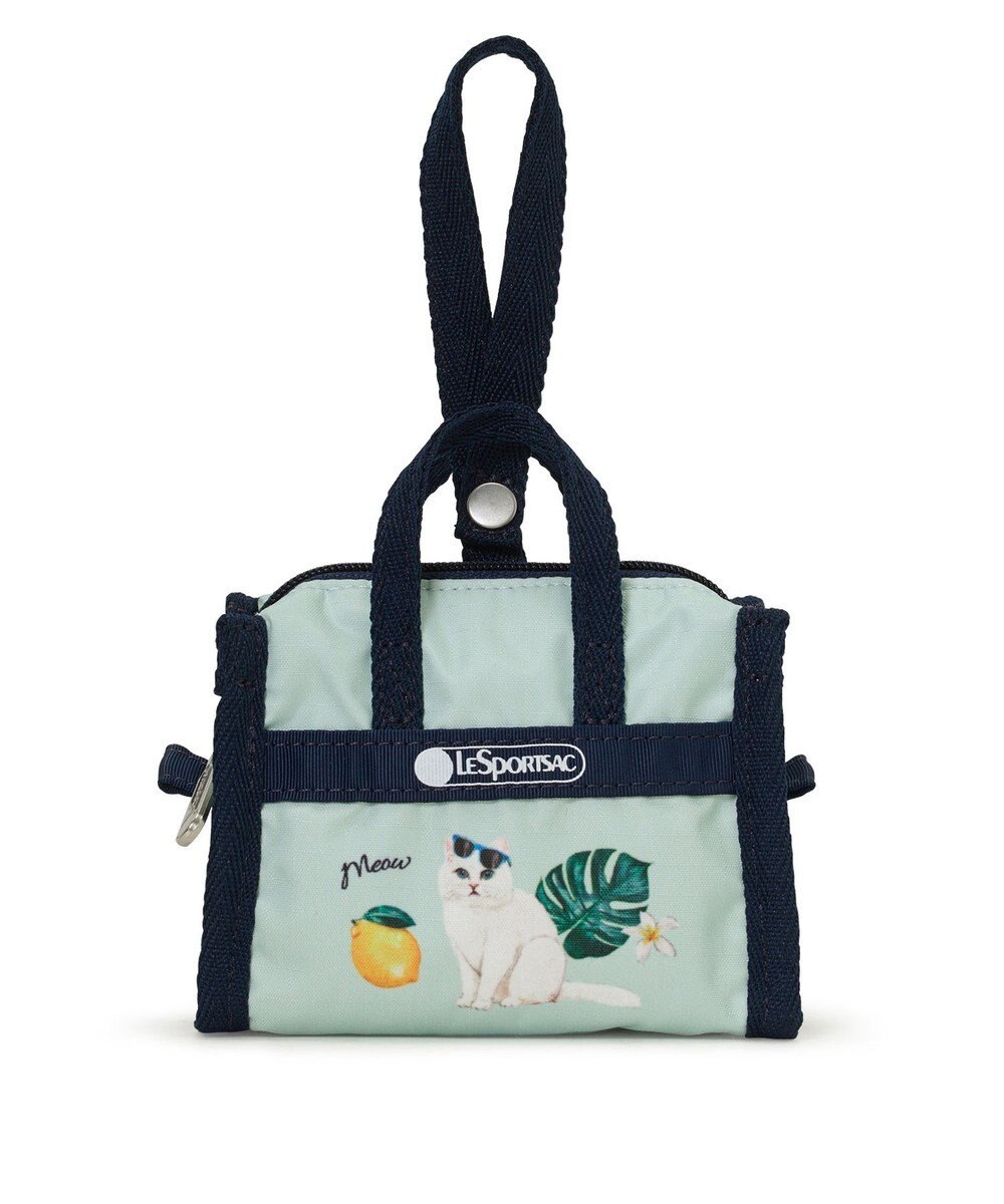 LeSportsac MICRO WEEKENDER CHARM/トロピカルミャオキャットマイクロウィークエンダーチャーム 