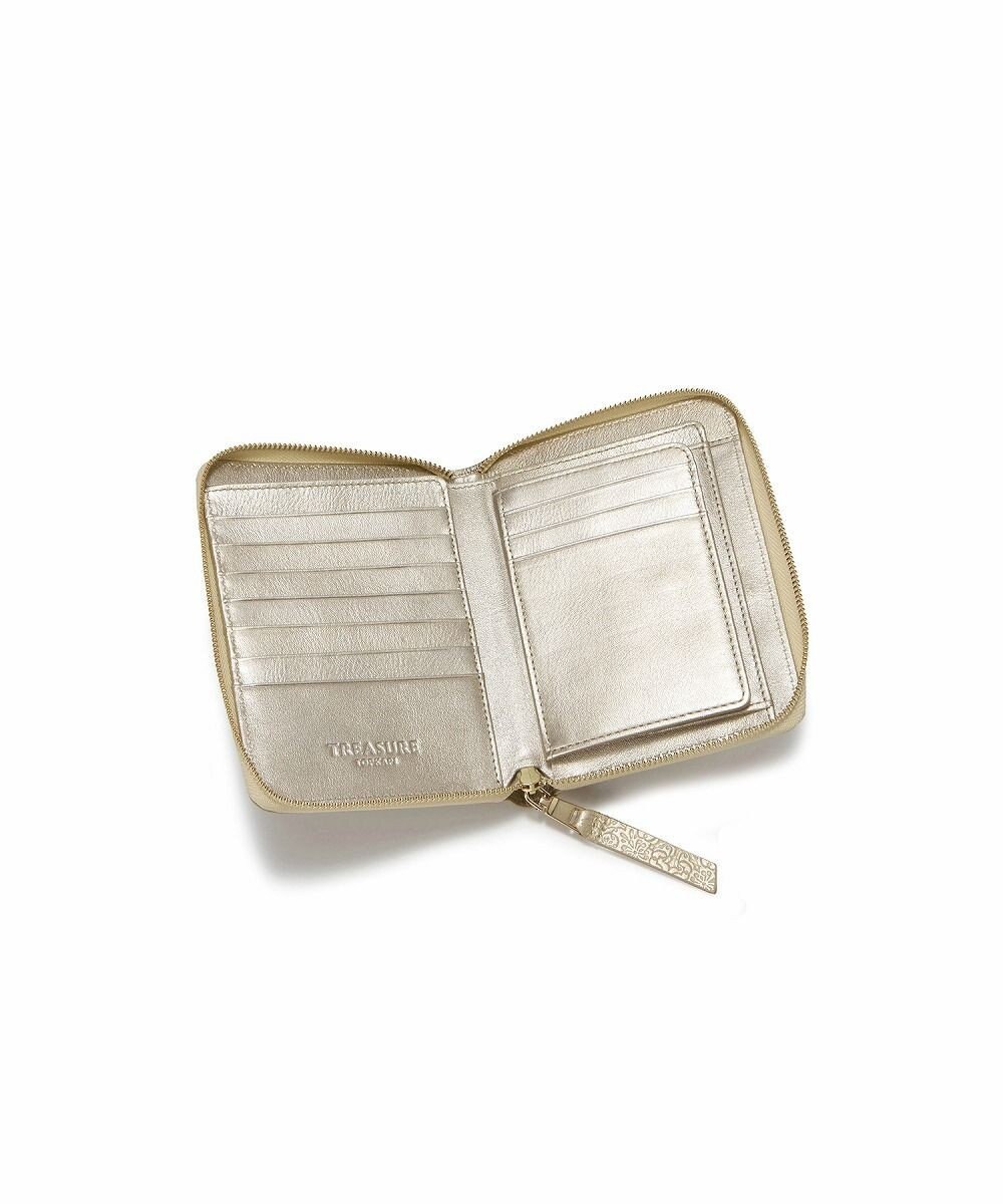 TOPKAPI 【TREASURE TOPKAPI】オリジナル エンボスレザー ラウンド パスポート ケース / 財布 