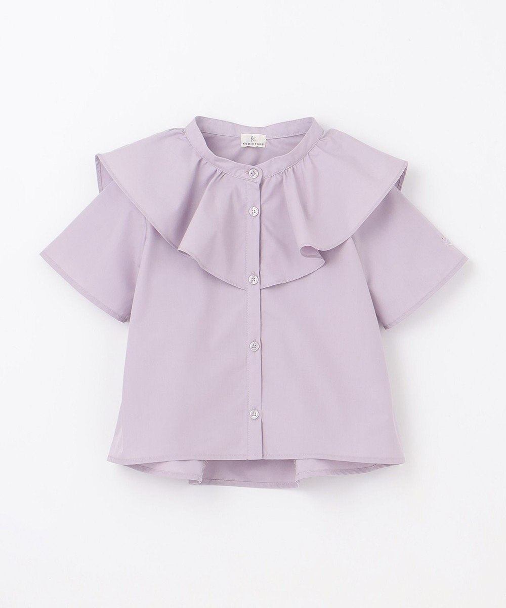 組曲 KIDS 【110-140㎝】パピヨンラッフル ブラウス 