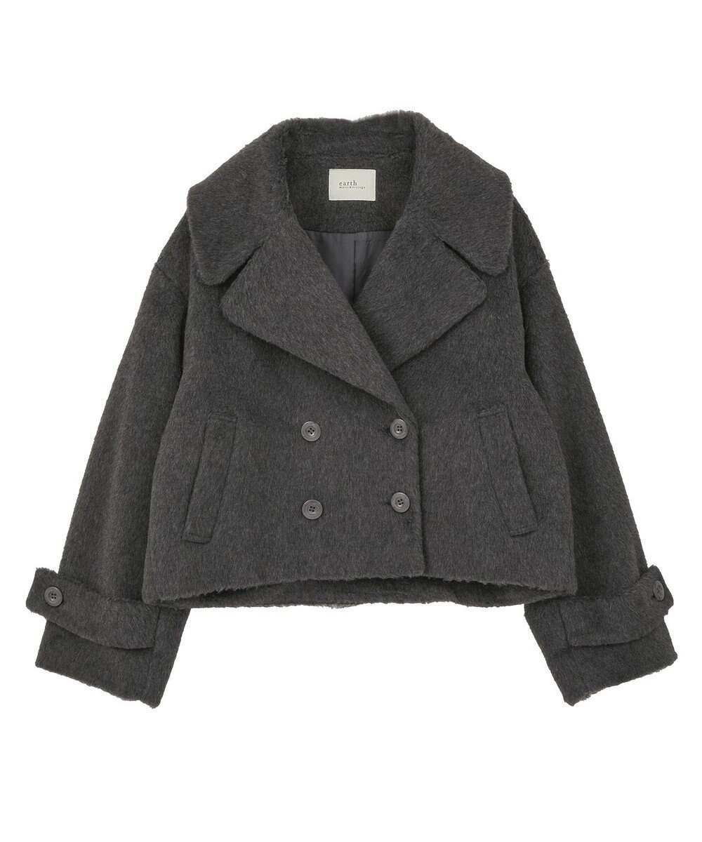 earth music&ecology シャギーショートコート 