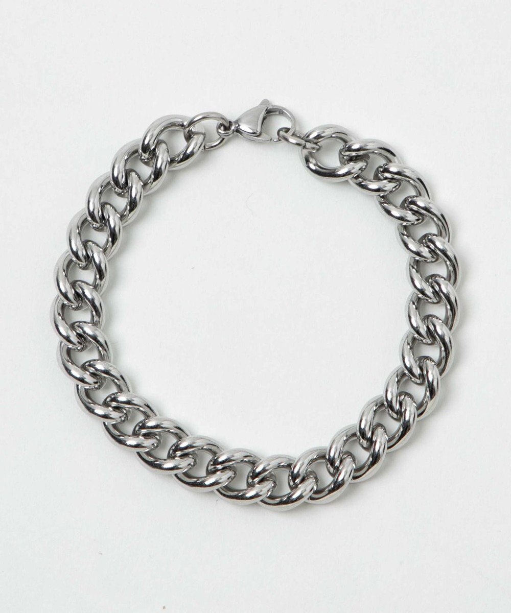 WEGO Mステンレスヘビーチェーンブレスレット 