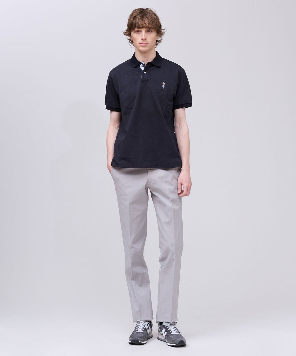 J.PRESS MEN 【ストレッチ】オックスガーメントダイ ステムテーパード パンツ 