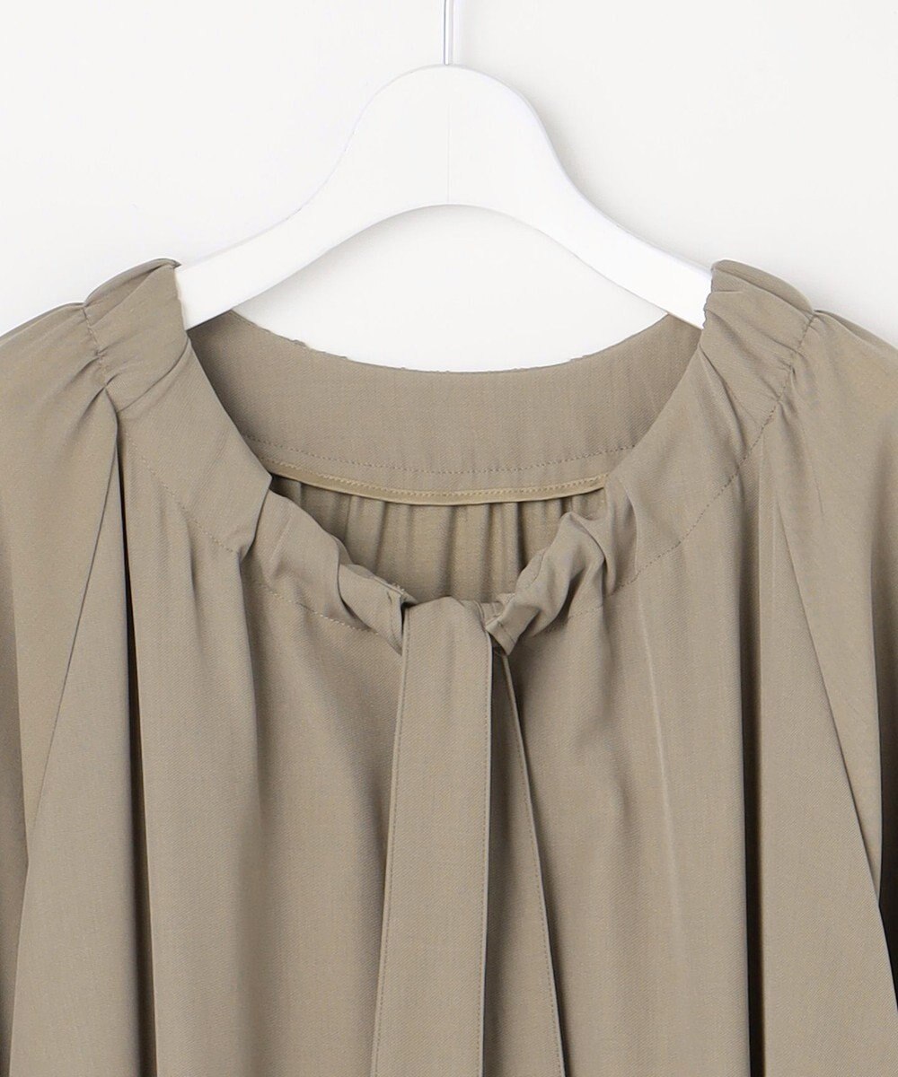 自由区 L 【SHIHOさん着用】TWドレープツイル3WAYボウタイ ワンピース 