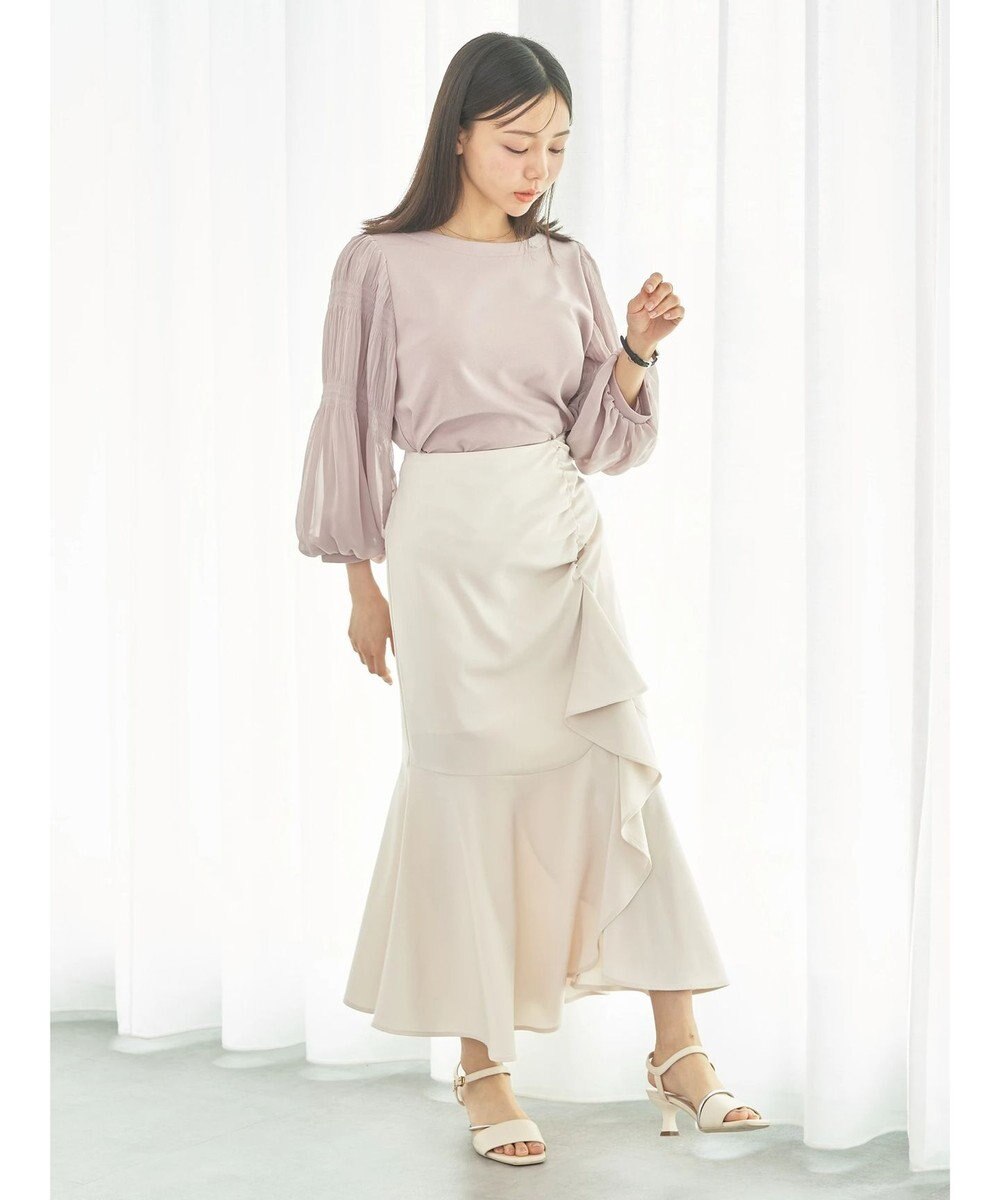 earth music&ecology マジョリカプリーツプルオーバー 