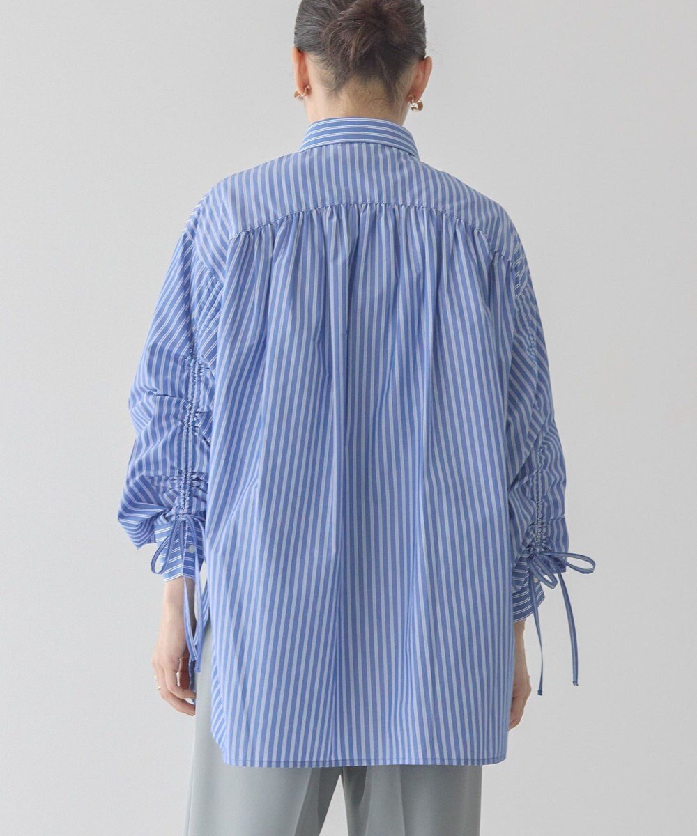 AMERICAN HOLIC イージーケアバックギャザーリボンシャツ 