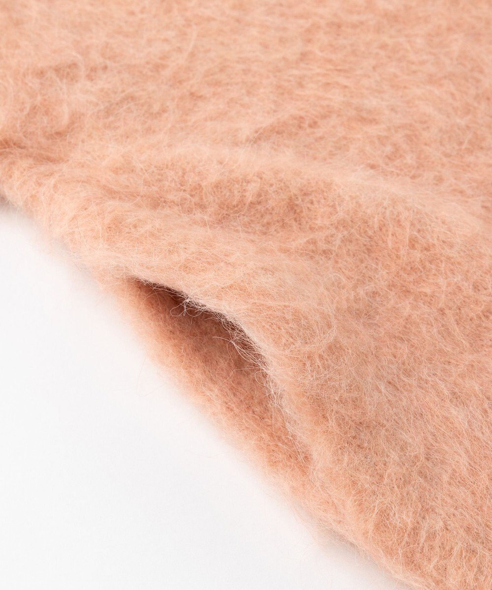 UNFILO 【洗える】アルパカシャギー カーディガン 