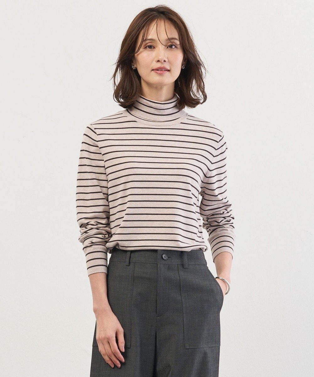 J.PRESS LADIES L 【人気のため新色追加】PRINCE タートルネック ニット 