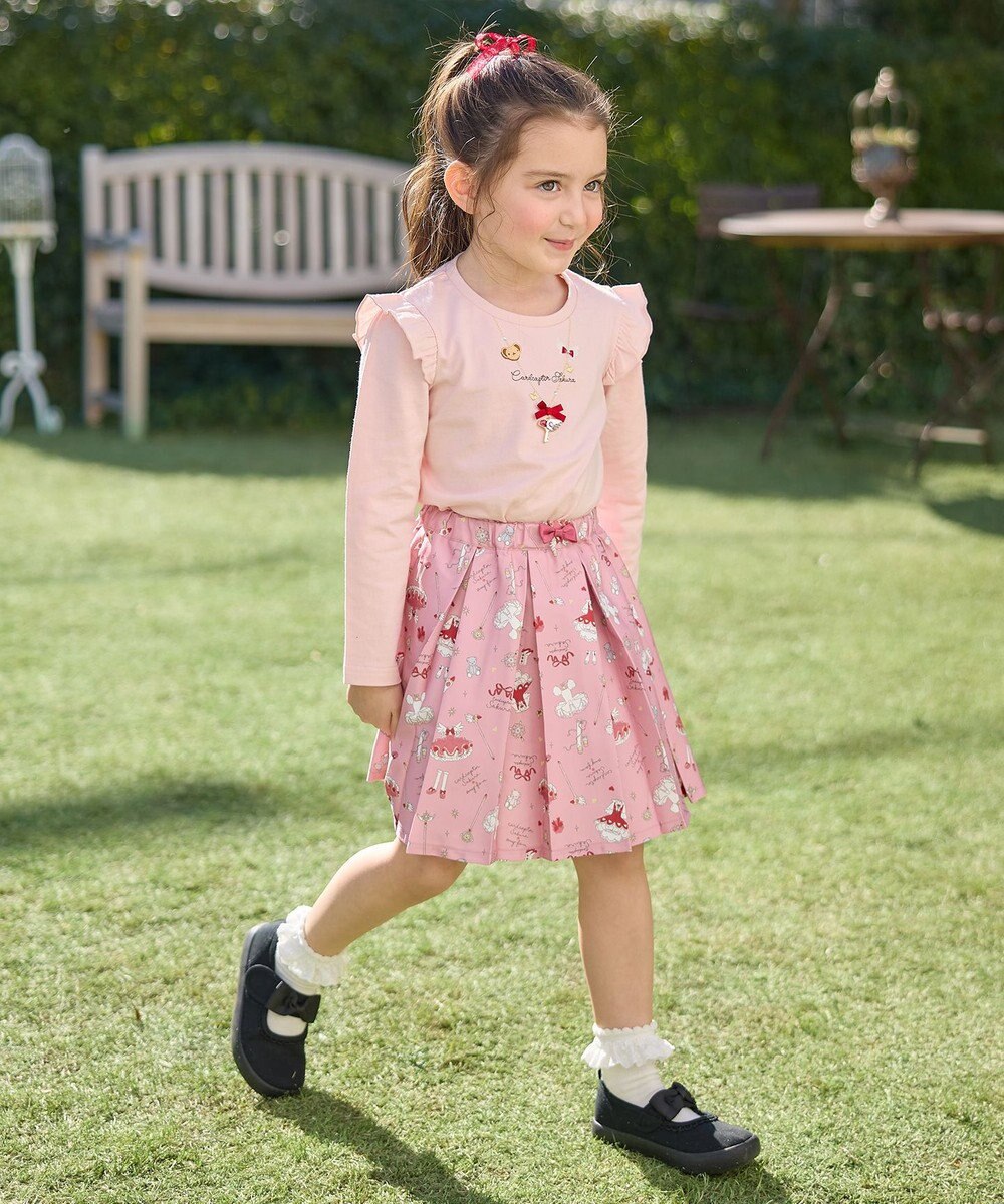 ANY KIDS 【カードキャプターさくら×any FAM】総柄 スカート 