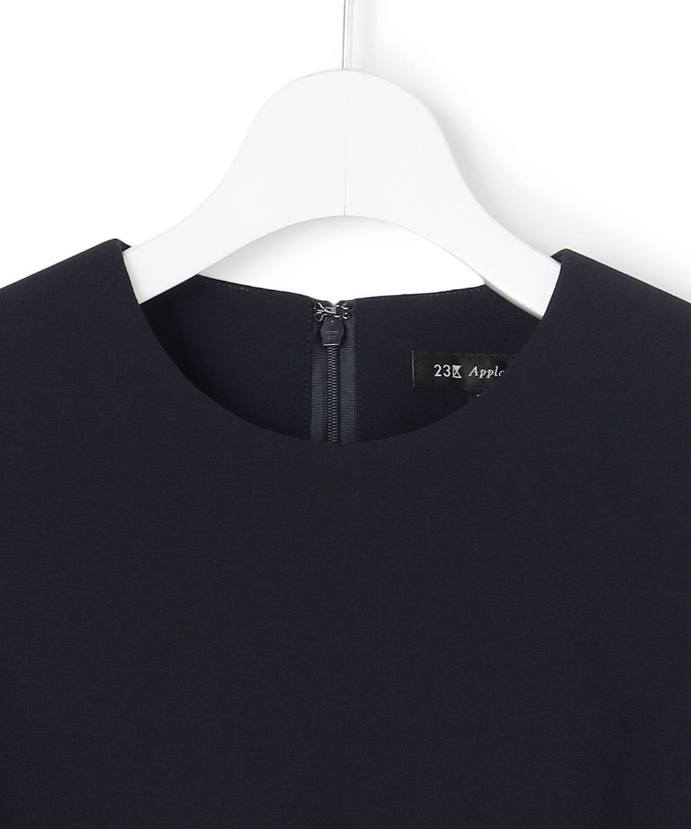 23区 S 【APPLAUDIR】クリアジョーゼットコンビ ドレス 