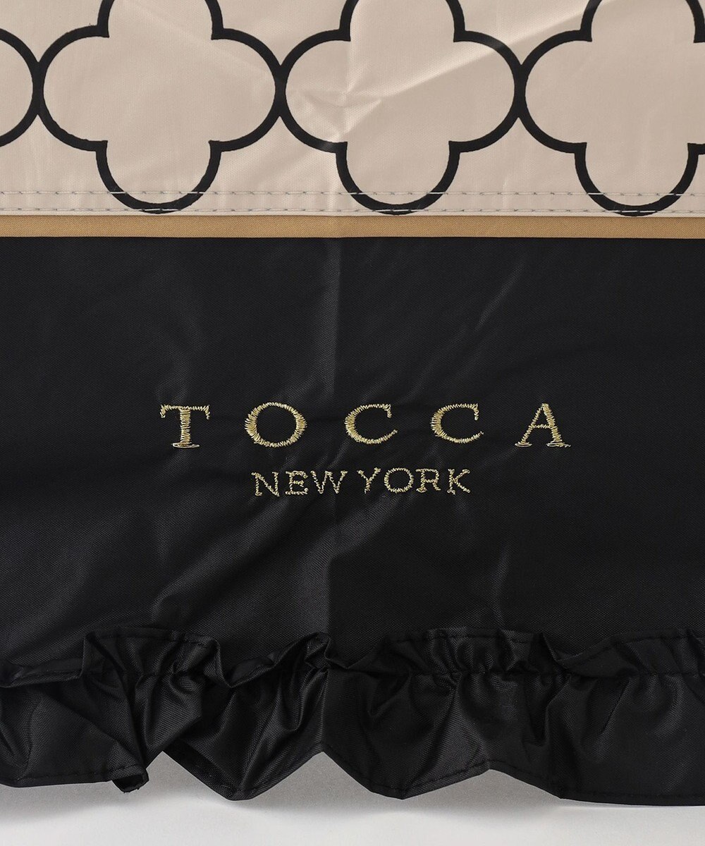 TOCCA 【晴雨兼用・UVカット100%生地】TOCCA CLOVER UMBRELLA 折り畳み傘 収納バッグ付き 