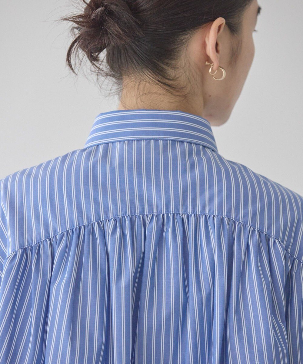 AMERICAN HOLIC イージーケアバックギャザーリボンシャツ 