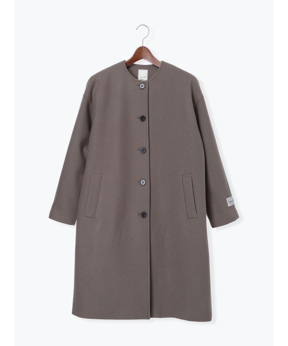 Te chichi ウールメルトンノーカラーロングコート《2025winter catalog item》 