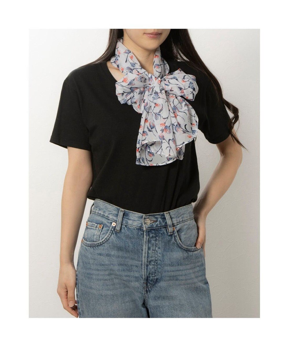 UNBILLION カシュネ cache nez / 花柄シフォンスカーフ 