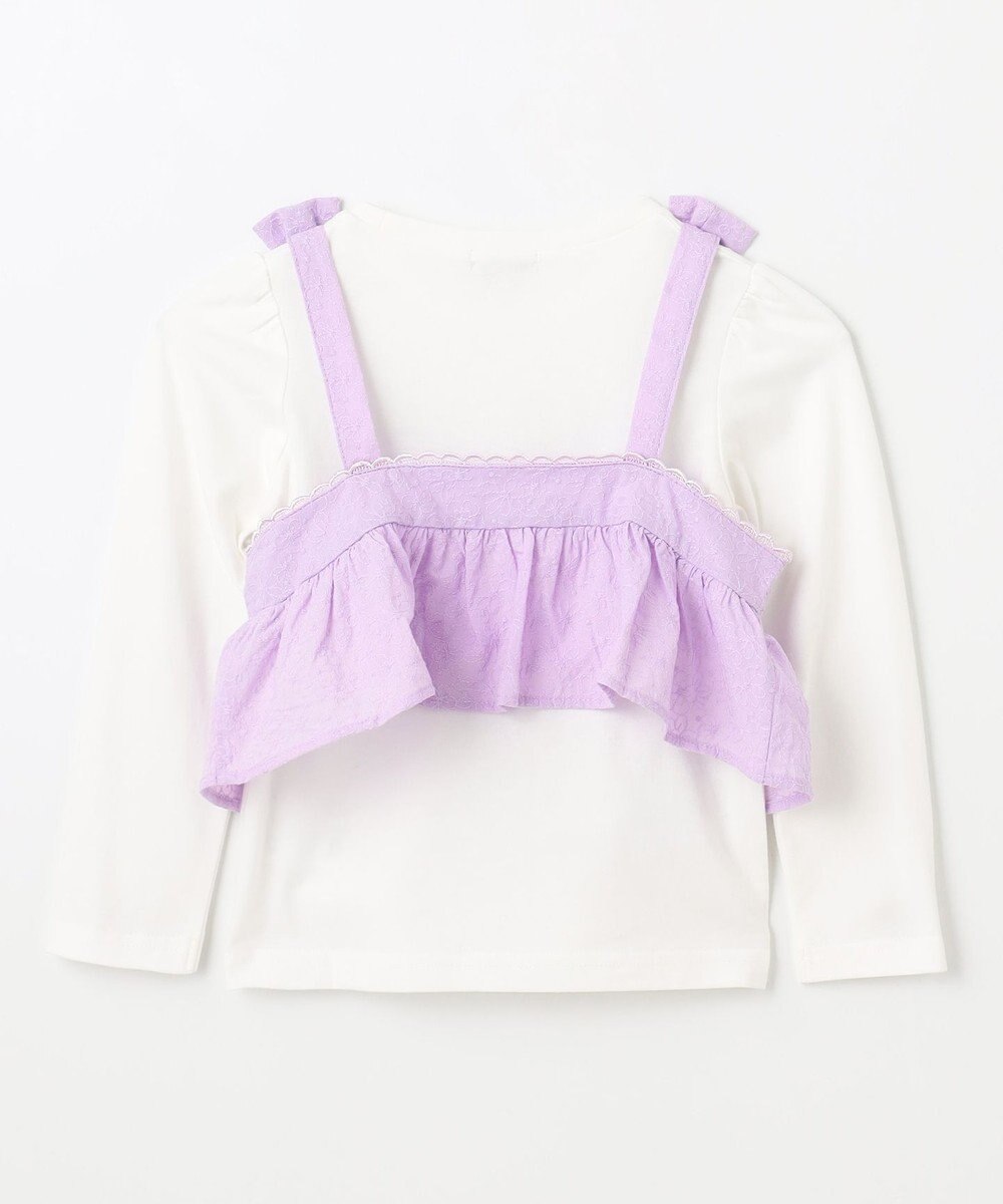 ANY KIDS キャミソール付き 長袖Tシャツ 