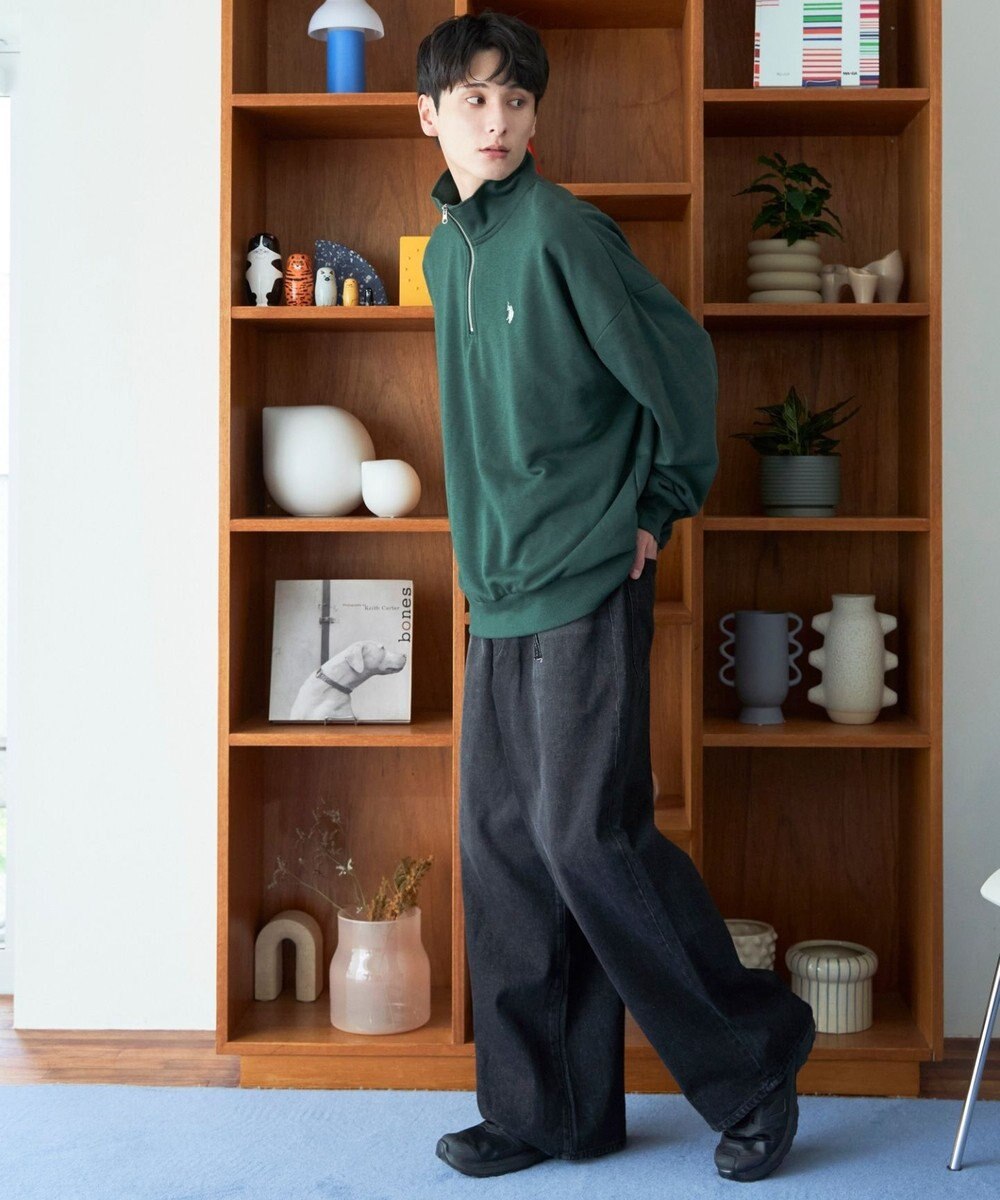 WEGO 【ユニセックス着用ITEM】別注　U.S POLO ASSN.　ハーフZIPPO 